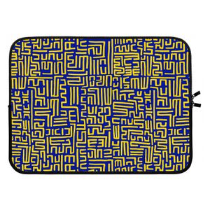 Majorelle Blue Print: Laptop sleeve 15 inch