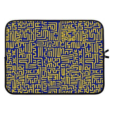 Majorelle Blue Print: Laptop sleeve 15 inch