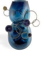 Vanessa Mitrani vase Fairground en verre (350 mm) - Bleu