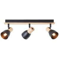 Brilliant PlafondlampDaintree 3-lichts zwart - 99712/76