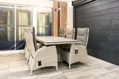 Tuintafel Monrow wicker - leaf
