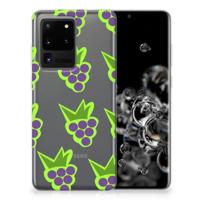Samsung Galaxy S20 Ultra | Siliconen Case | Druiven