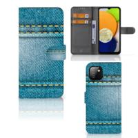 Samsung Galaxy A03 | Wallet Case | met Pasjes | Jeans