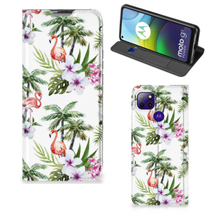 Motorola Moto G9 Power Hoesje maken Flamingo Palms