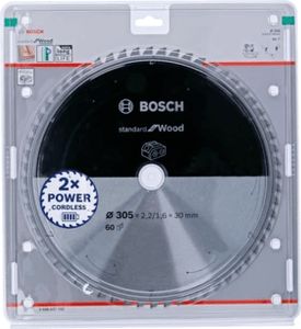 Bosch Accessories Bosch Power Tools 2608837742 Cirkelzaagblad 305 x 30 mm Aantal tanden: 60 1 stuk(s)