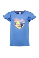 B.Nosy Meisjes t-shirt - Philou - Soft blauw