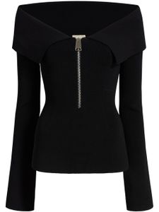 KHAITE blouse The Sevyn à épaules dénudées - Noir