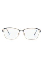 Cazal lunettes de vue 4285 à monture rectangulaire - Bleu