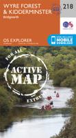Wandelkaart - Topografische kaart 218 OS Explorer Map | Active Kidderminster / Wyre Forest | Ordnance Survey Wandelkaart - Topografische kaart 218 OS Explorer Map | Active Kidderminster / Wyre Forest | Ordnance Survey