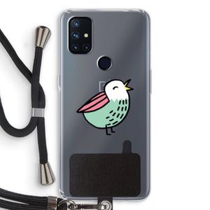 Birdy: OnePlus Nord N10 5G Transparant Hoesje met koord