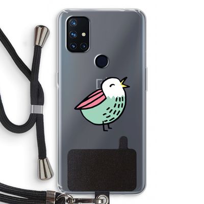Birdy: OnePlus Nord N10 5G Transparant Hoesje met koord