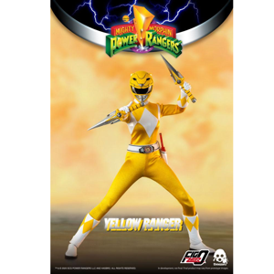 Threezero Power Rangers FigZero Yellow Ranger