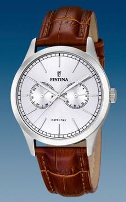 Horlogeband Festina F16804-1 Leder Cognac 22mm