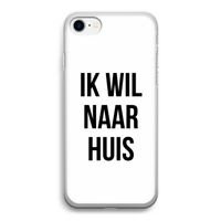 Ik wil naar huis: iPhone SE 2020 Transparant Hoesje