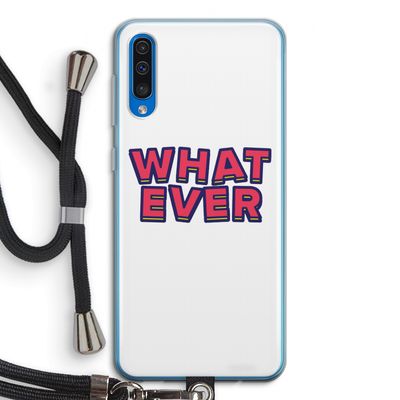Whatever: Samsung Galaxy A50 Transparant Hoesje met koord