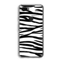 Zebra pattern: Google Pixel 3a Transparant Hoesje