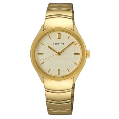 Seiko SUR552P1 Horloge staal goudkleurig 30,0 mm