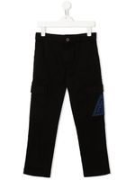 Lanvin Enfant pantalon à logo brodé - Noir - thumbnail