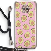 Dancing avocados: Motorola Moto G6 Transparant Hoesje met koord