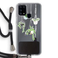 Hang In There: Samsung Galaxy M31 Transparant Hoesje met koord
