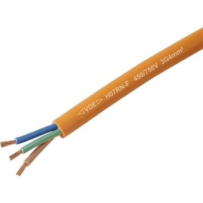 TRU COMPONENTS TC-13537008 Rubberkabel H07RN-F 3 G 4 mm² Oranje per meter