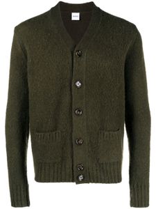 ASPESI cardigan en laine à boutonnière - Vert