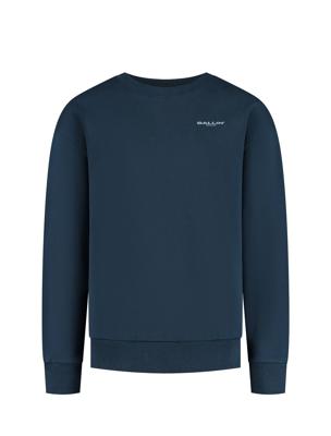 Ballin winter sweater jongens - navy blauw - zigzag logo