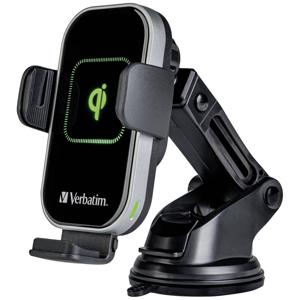 Verbatim FWC-02 Qi Fast Wireless Car Charger Draadloze lader USB Zwart