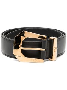 Versace ceinture La Greca en cuir - Noir