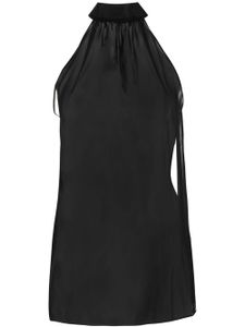 Maison Close blouse en chiffon - Noir