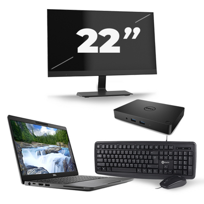 Dell Latitude 5300 - Intel Core i5-8e Generatie - 13 inch - 16GB RAM - 256GB SSD - Windows 11 + 1x 22 inch Monitor