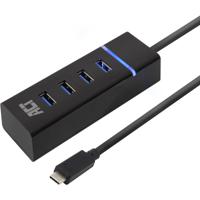 ACT Connectivity Connectivity USB-C Hub 3.2 met 4 USB-A poorten