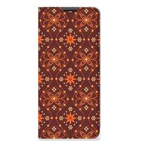 Motorola Moto G51 5G Hoesje met Magneet Batik Brown