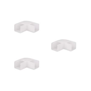 3x LED-strip profiel opbouw hoog hoek connector