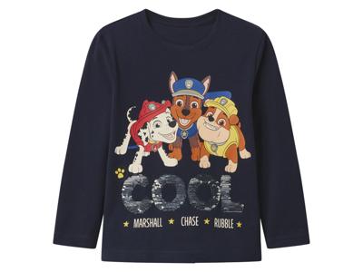 Kinder longsleeve (Marineblauw, 122/128)