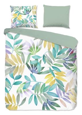 Good Morning Dekbedovertrek "palmbladeren" - Multi - (200x200/220 cm) - Katoen
