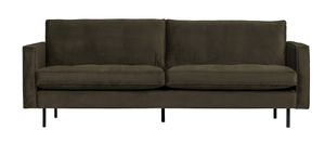 WOOOD Bank 'Rodeo' 2,5-zits, Velvet, kleur Dark Green