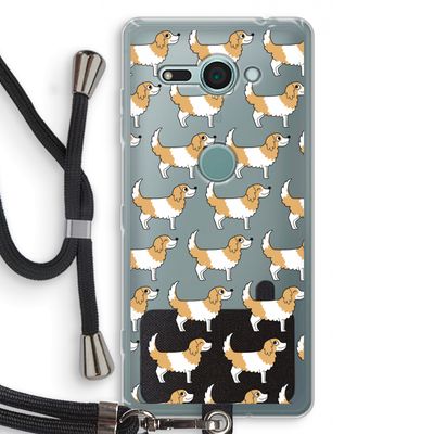 Doggy: Sony Xperia XZ2 Compact Transparant Hoesje met koord