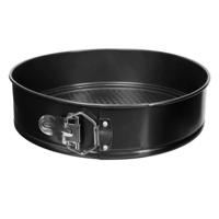 5five Taarten bakvorm/springvorm - metaal - zwart - 26 cm - rond