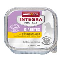Animonda Integra Protect Cat Diabetes Kippenlever - 16 x 100 g - thumbnail