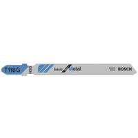 Bosch Accessories 2608631674 Decoupeerzaagblad T 118 G Basic for Metal, verpakking van 3 stuks 3 stuk(s) - thumbnail