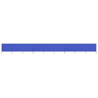 Windscherm 9-panelen 1200x120 cm stof azuurblauw