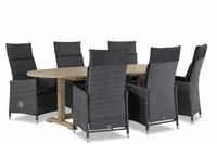 Garden Collections Madera/Brighton ovaal 240 cm dining tuinset 7-delig