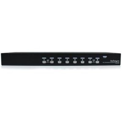 StarTech.com 8-poort 1U-Rack USB KVM-switch met OSD