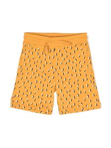 Stella McCartney Kids short à imprimé graphique - Orange