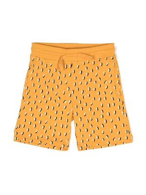 Stella McCartney Kids short à imprimé graphique - Orange