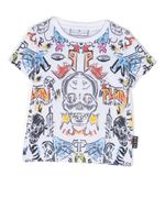 Philipp Plein Junior t-shirt à imprimé graphique - Blanc - thumbnail