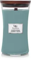 WoodWick large candle evergreen cashmere
