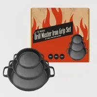 Grill master iron grip set
