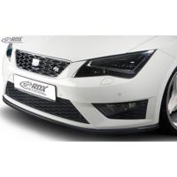 Voorspoiler Seat Leon 5F SC/5-deurs/ST FR/Cupra 2013- (ABS zwart glanzend) RDVSE07
